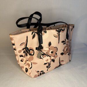 Kate Spade Bags | Kate Spade Tan/Brown Flower Themed Clasp Top Tote